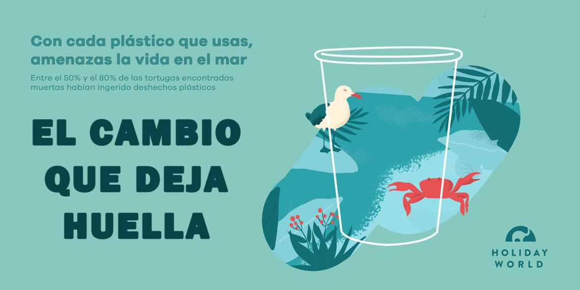 El resort hotelero Holiday World pone en marcha la campaña ‘el cambio que deja huella’