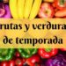 Frutas y verduras de temporada de verano