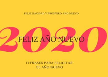 13 frases para felicitar el año 2020