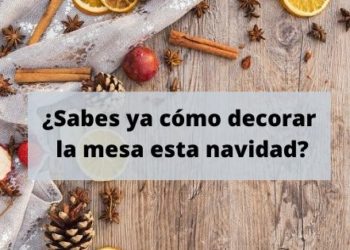 decorar la mesa esta navidad