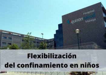 flexibilización del confinamiento en niños