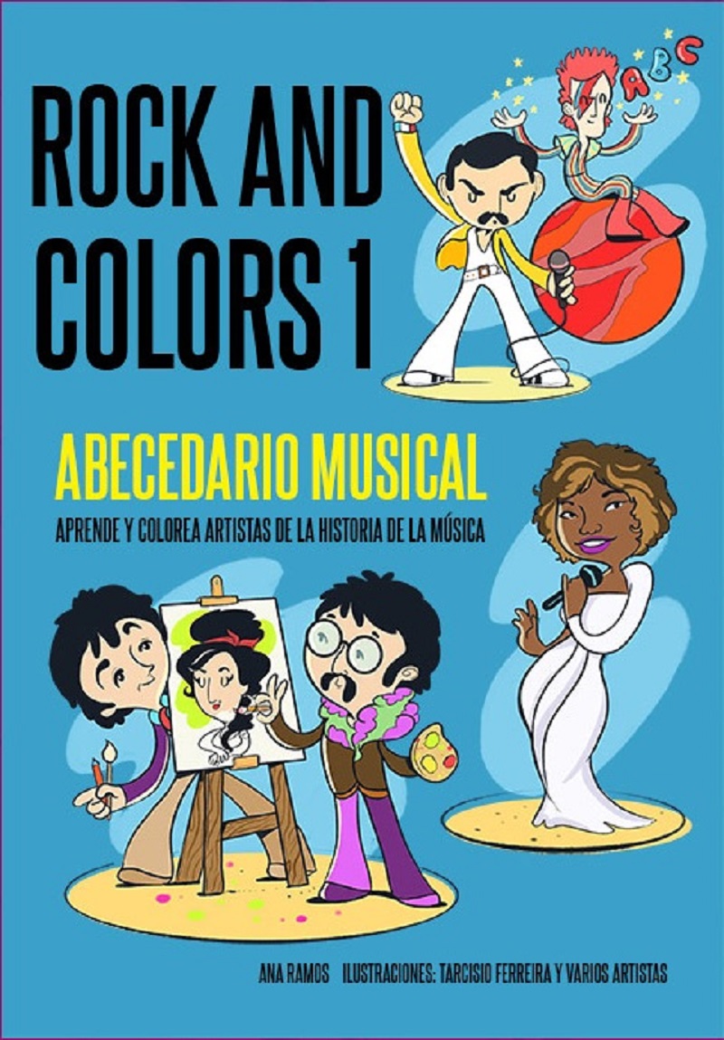la colección de libros Rock and Colors