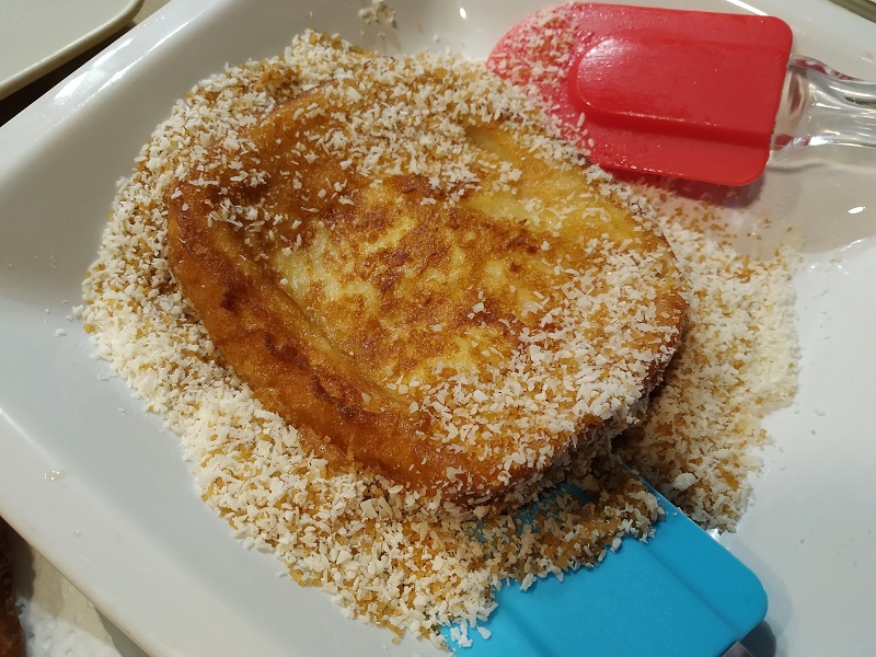 Torrijas de leche de coco