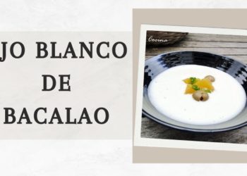 Ajo blanco de bacalao