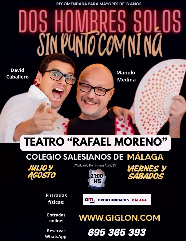 Dos hombres solos sin punto com ni ná